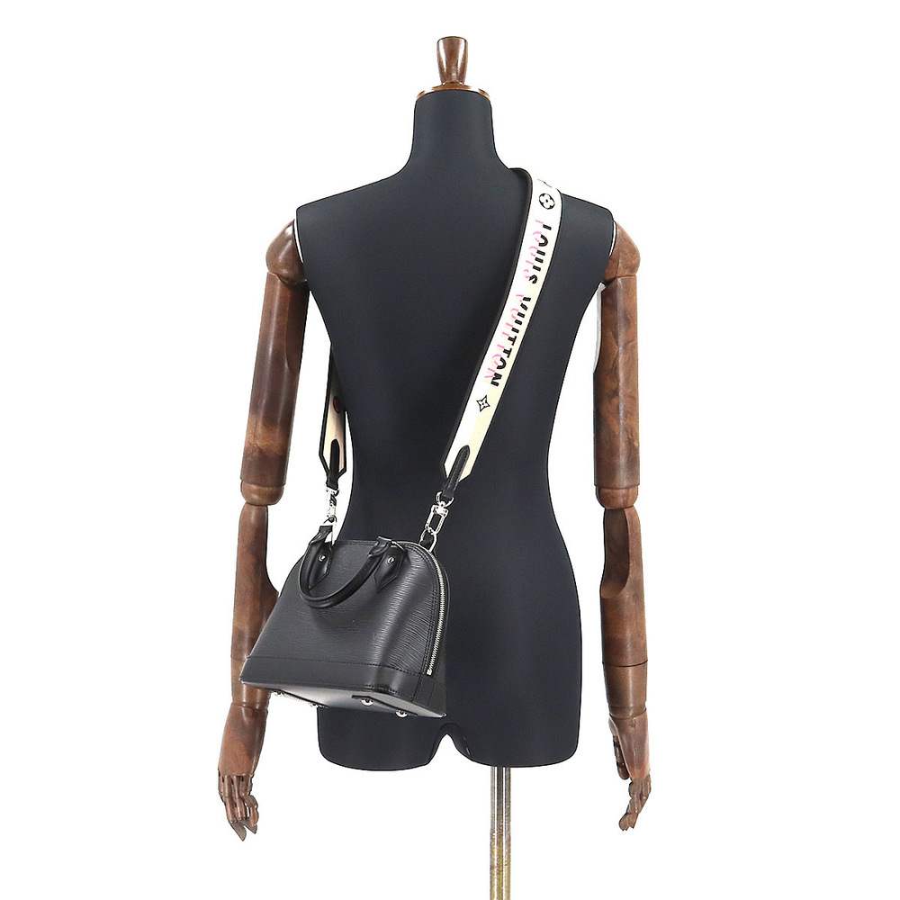 Louis Vuitton Epi Alma BB 2 Way Hand Shoulder Bag Leather Noir - Picture 7 of 7